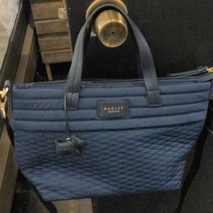Radley London quilted navy purse NWOT